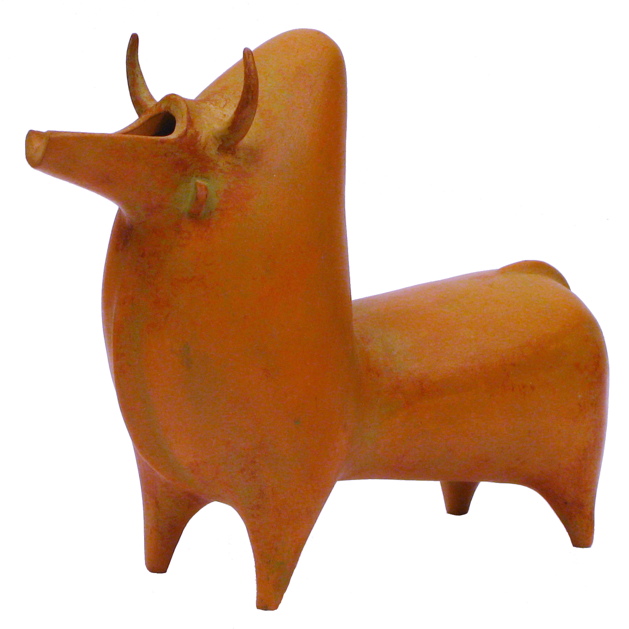 تکوک سفالین گاو کوهان دار - MU032 